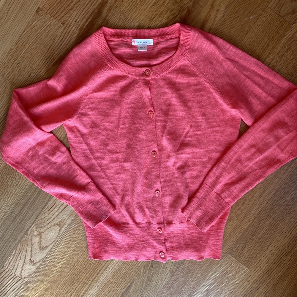 Crewcuts girls linen cardigan